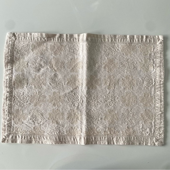 🛍️ 4 for 20$ / Beige Fabric Doily - Picture 4 of 10